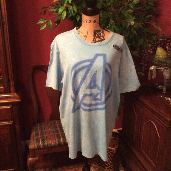 Avengers t-shirt in baby blue - Picture 2 of 5
